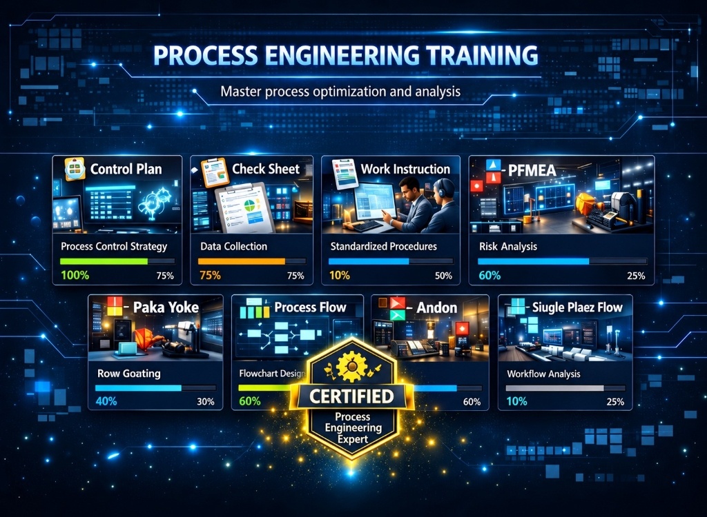 Process Engineering Training Overview Dashboard