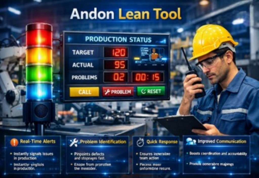 Andon Visual Problem Reporting System